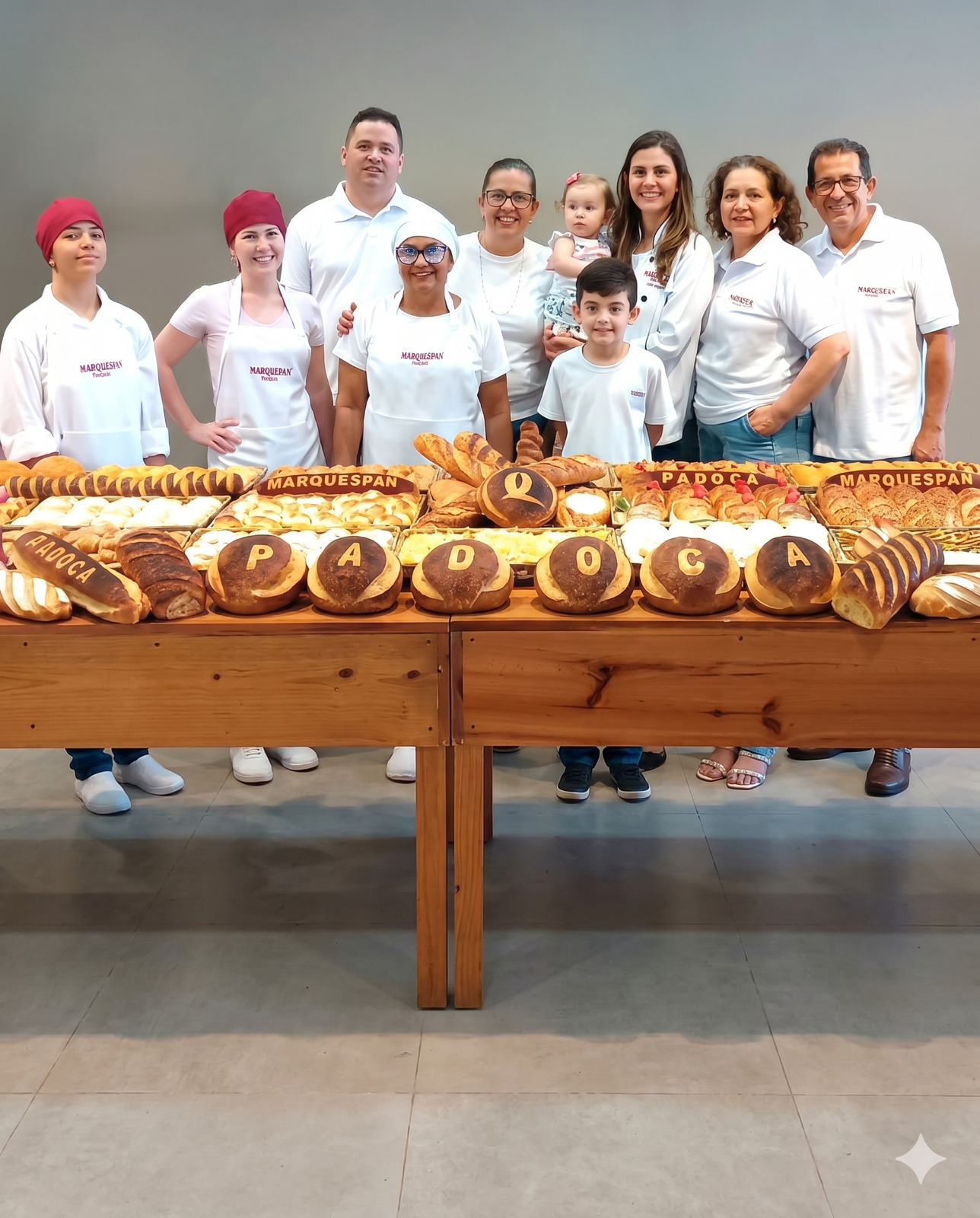 Família e equipe da Padoca Votu em Votuporanga